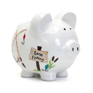Child To Cherish Gone Fishing Pig