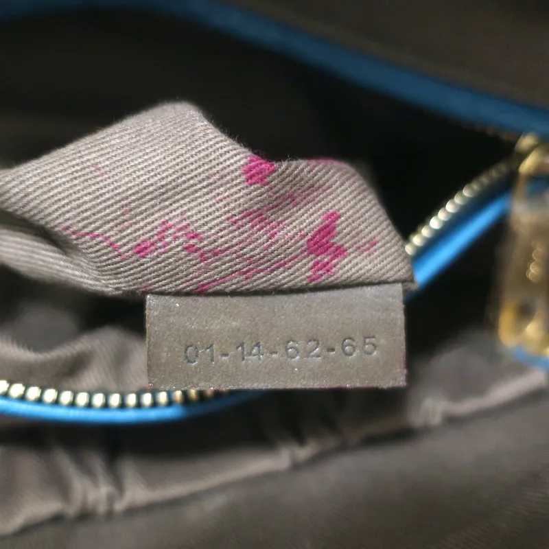 Chloe Marcie Large Shoulder Bag Laguna Blue Leather