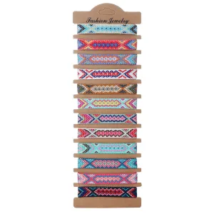Conjunto de 12 Pulseiras Retro Minimalista