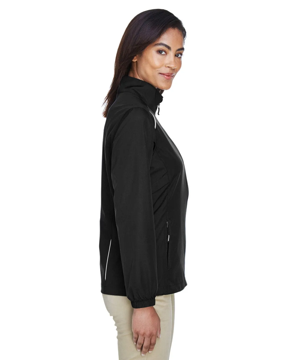 Core 365 Motivate Ladies Unlined Lightweight Jacket | Black