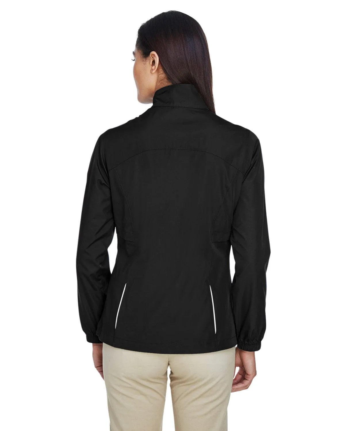 Core 365 Motivate Ladies Unlined Lightweight Jacket | Black