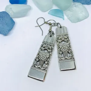 “Coronation” 1936 Vintage Silverware Spoon Earrings | Repurposed Jewelry | Earrings