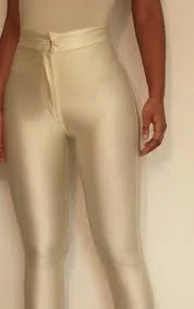 Cream Disco Pants