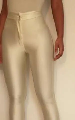 Cream Disco Pants