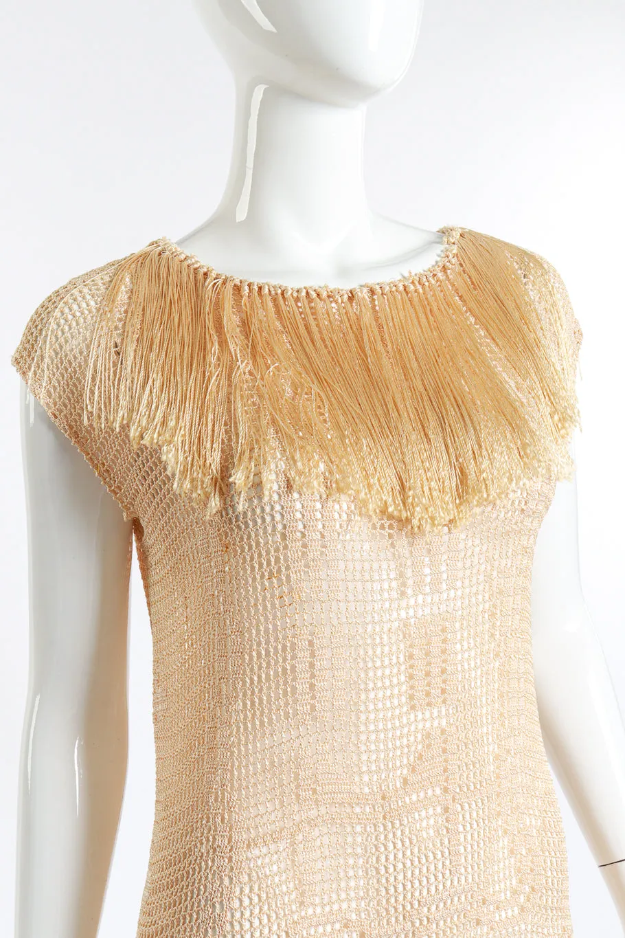 Crochet Flapper Fringe Dress