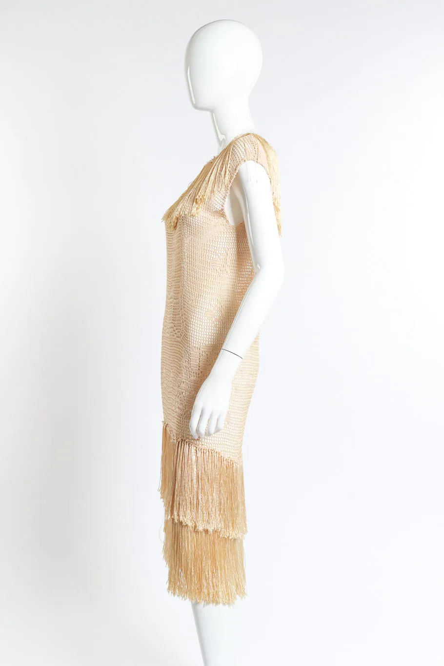 Crochet Flapper Fringe Dress