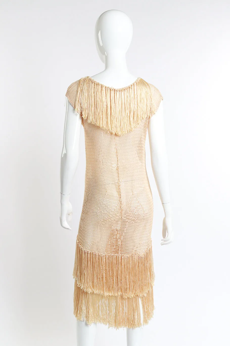 Crochet Flapper Fringe Dress