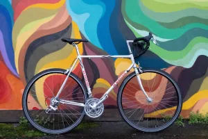 De Bernardi Vintage Italian Road Bike - white, red and black - 55cm/Md-Lg