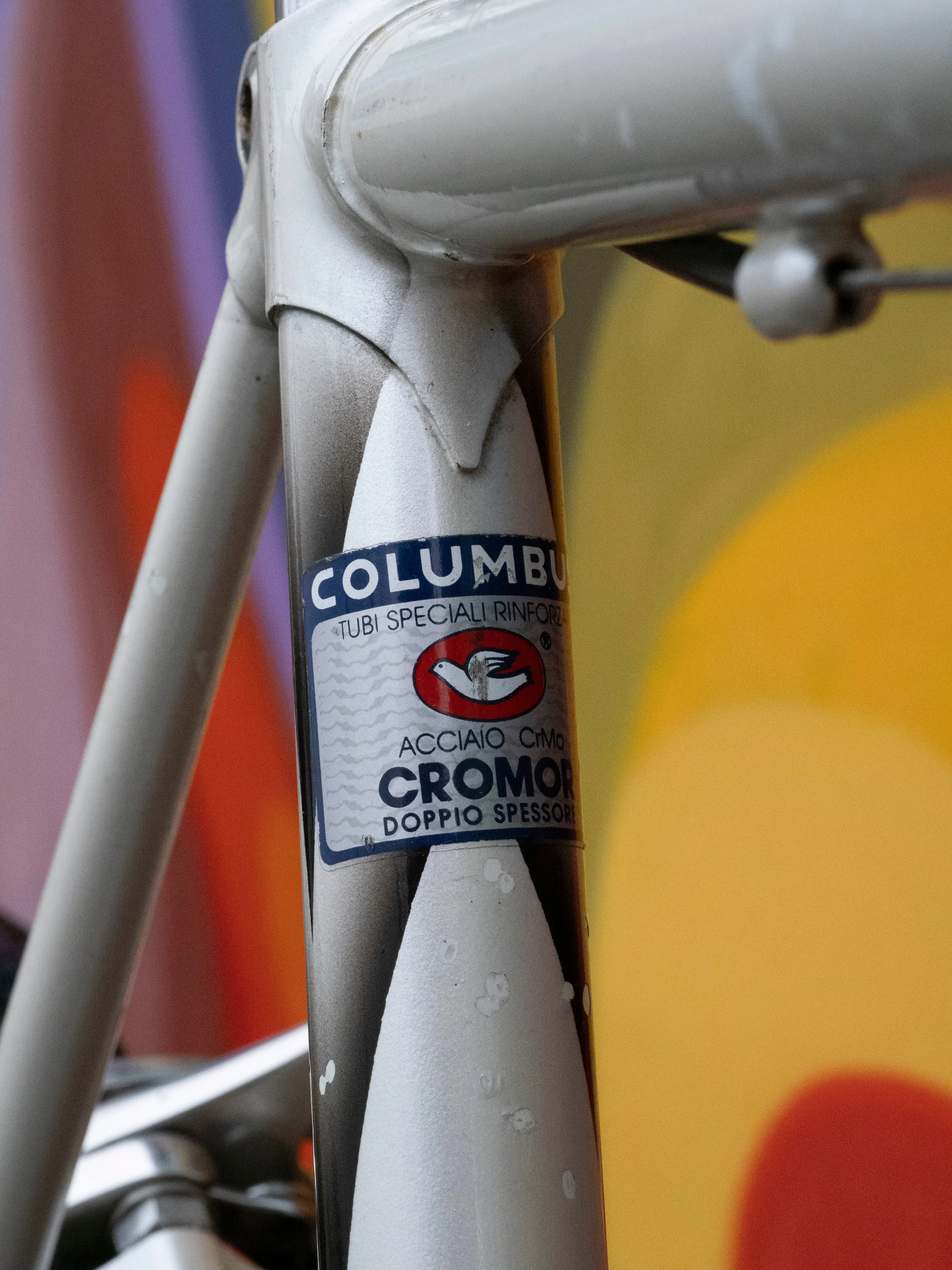 De Bernardi Vintage Italian Road Bike - white, red and black - 55cm/Md-Lg