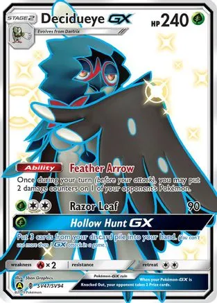 Decidueye-GX SV47/94 - Shiny Vault Pokemon Holofoil