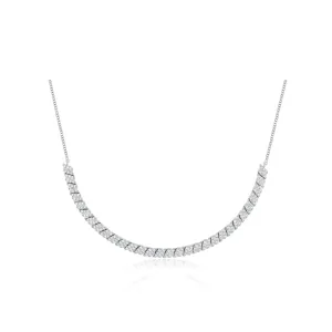 Diamond Twist Segment Necklace