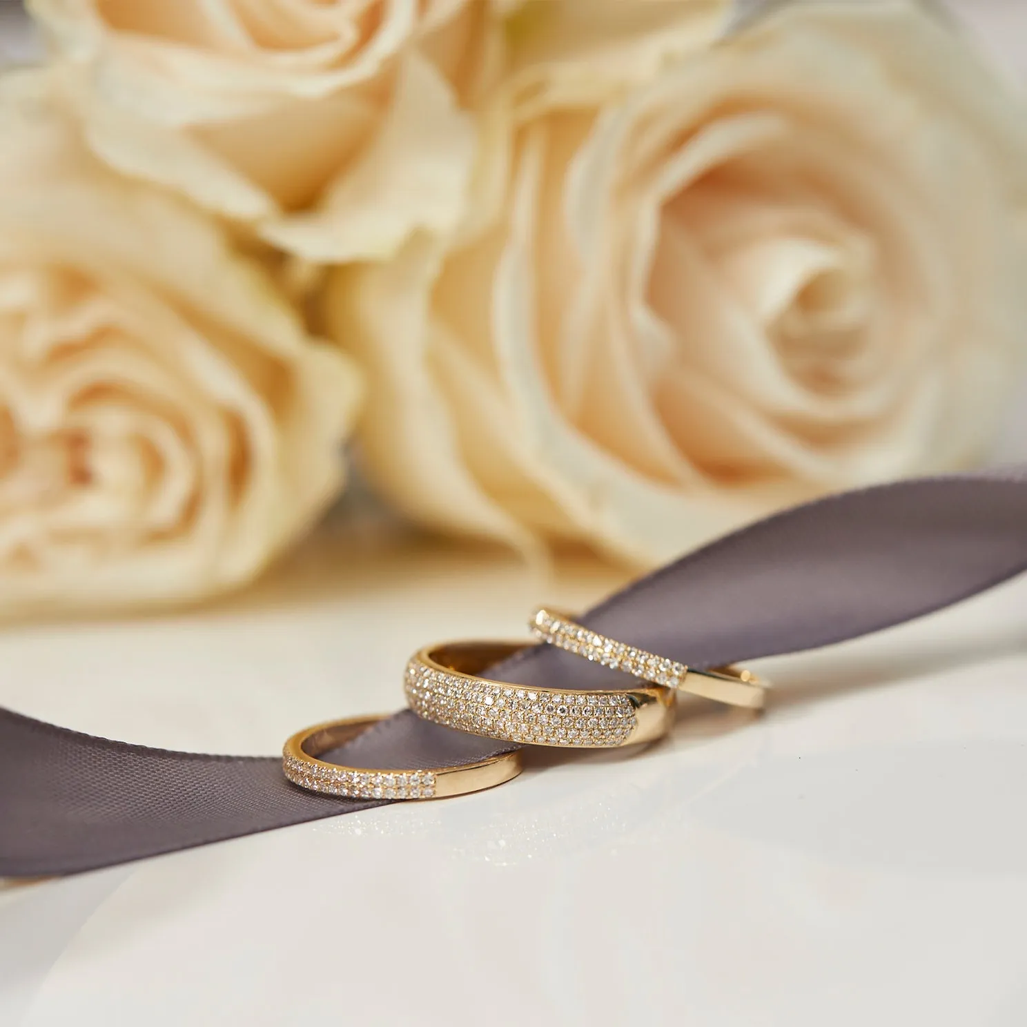 Double Row Diamond Ring