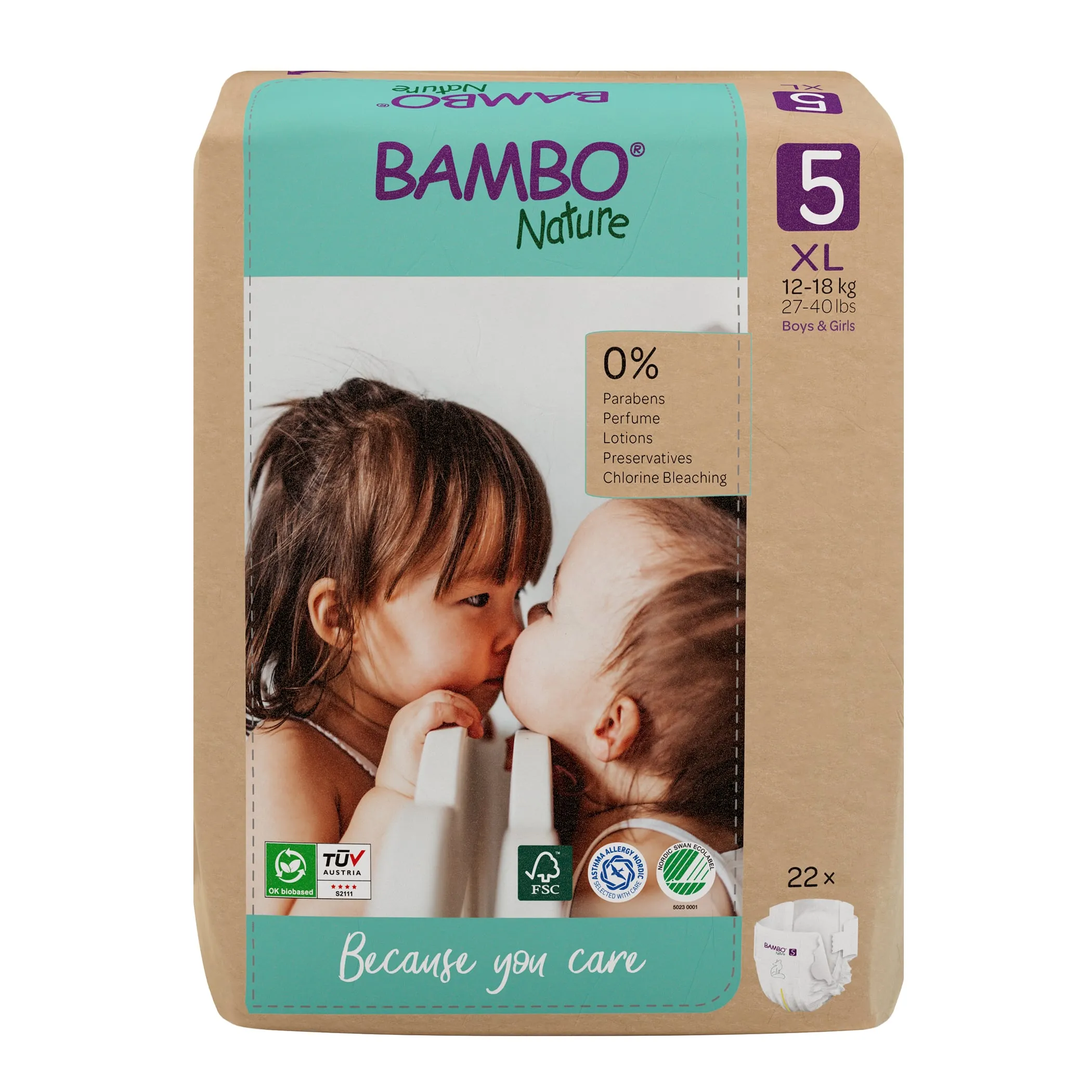 Eco-Friendly Diapers (Size 5, 11-25kgs)