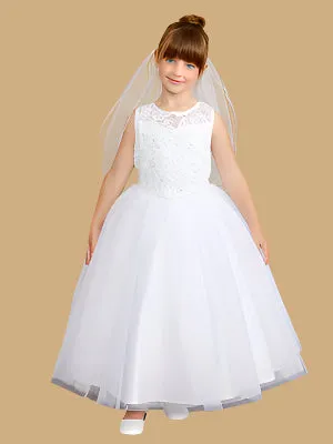 Elegant Lace & Rhinestone Sleeveless Dress
