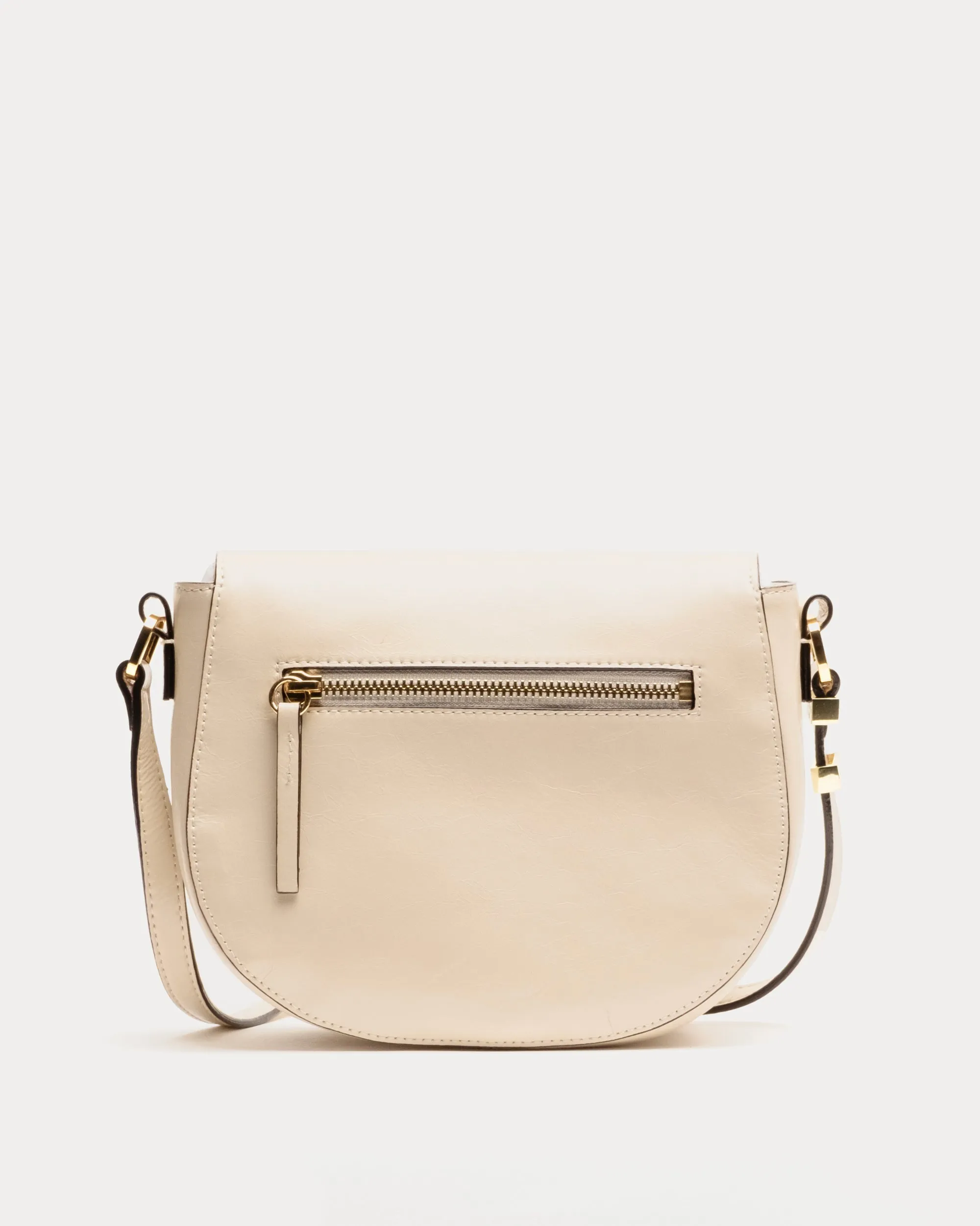 Ellen Saddle Bag - Crinkled Leather