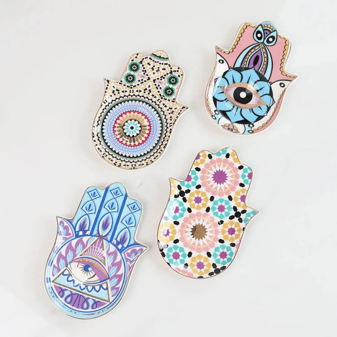 Evil Eye-Good Looking Eye Dish-Pink