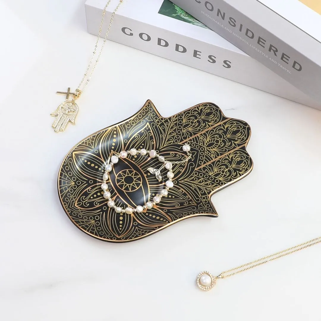 Evil Eye-Good Looking Eye Dish-Pink
