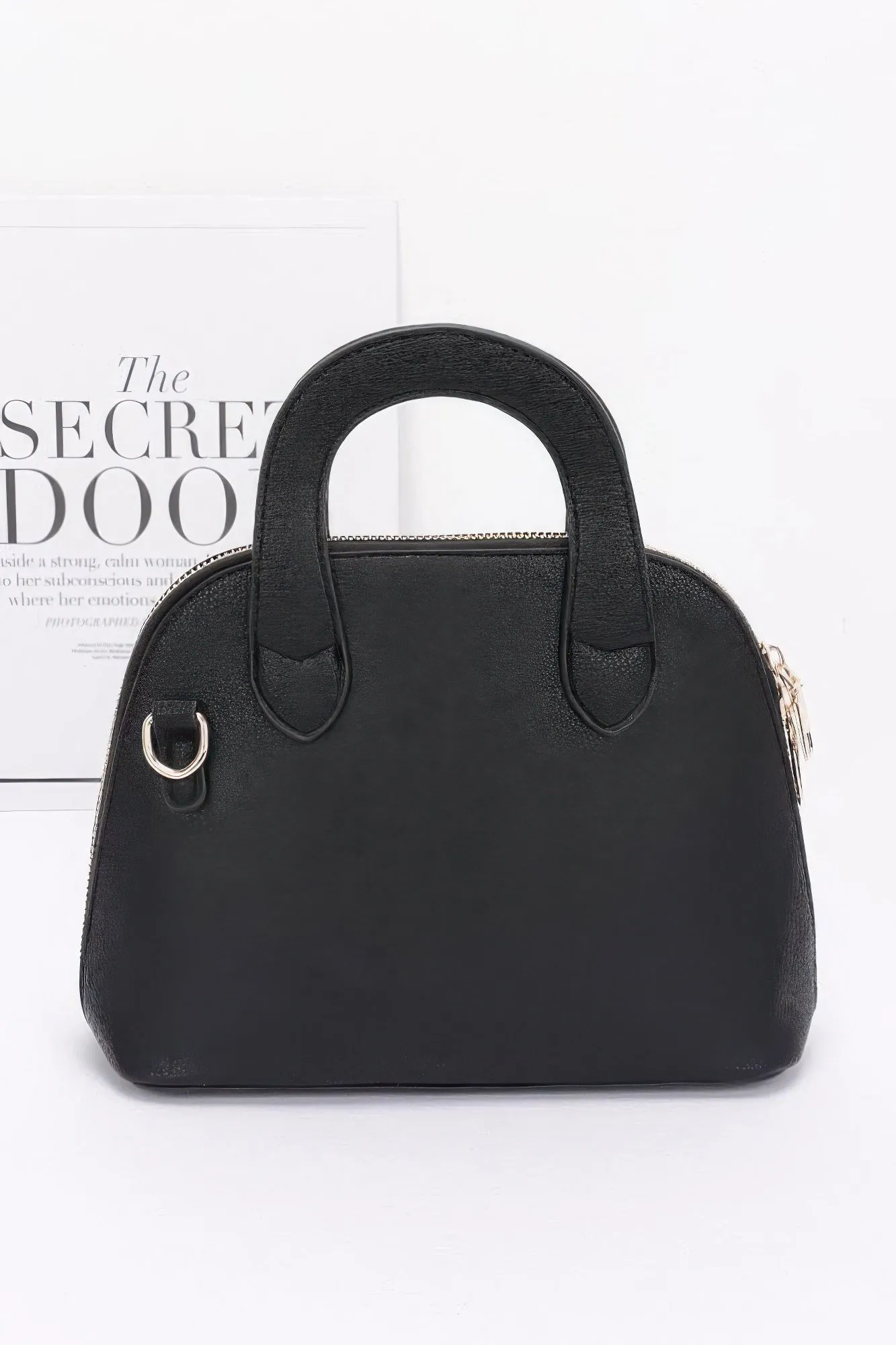 Faux Leather Tote Bag