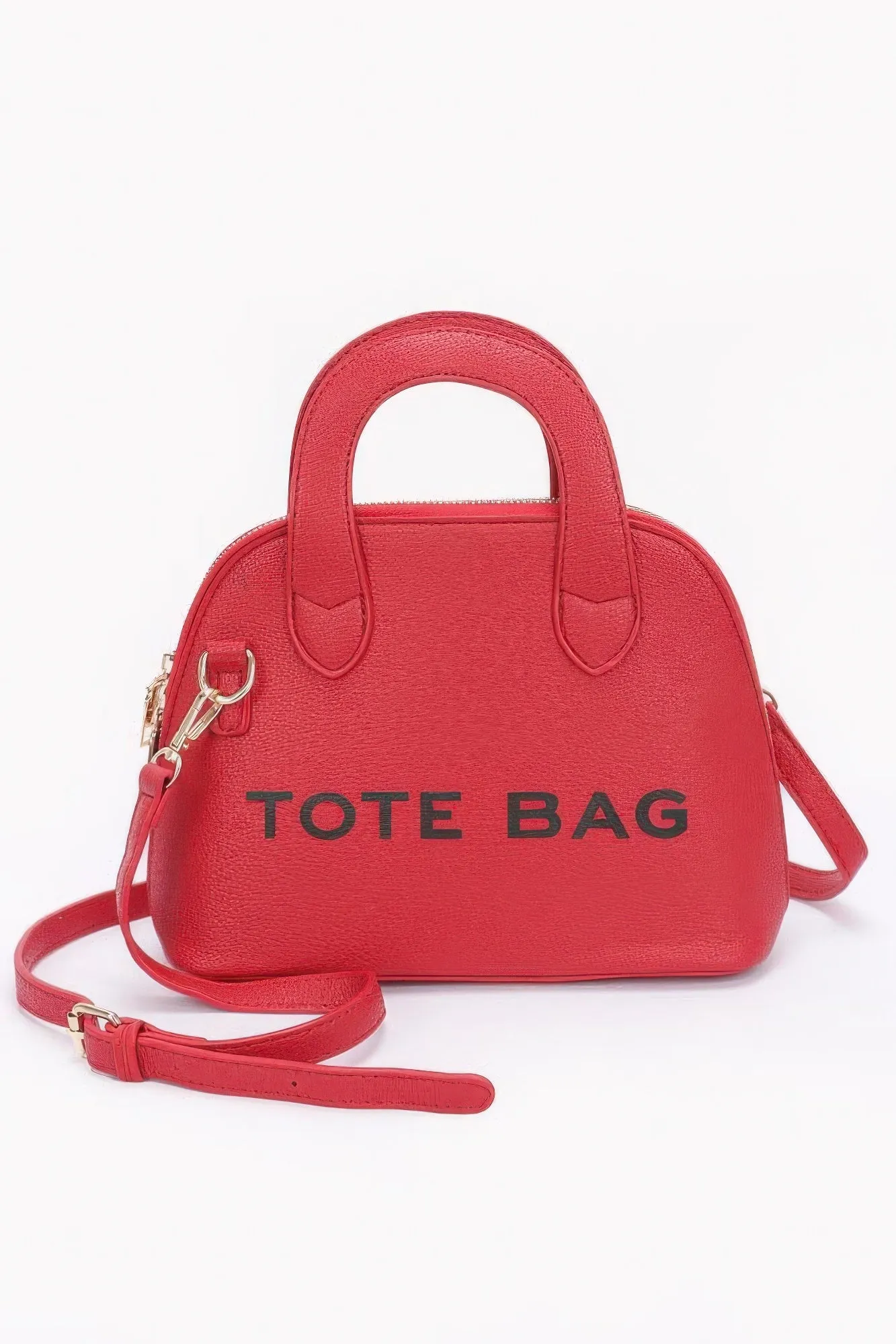 Faux Leather Tote Bag