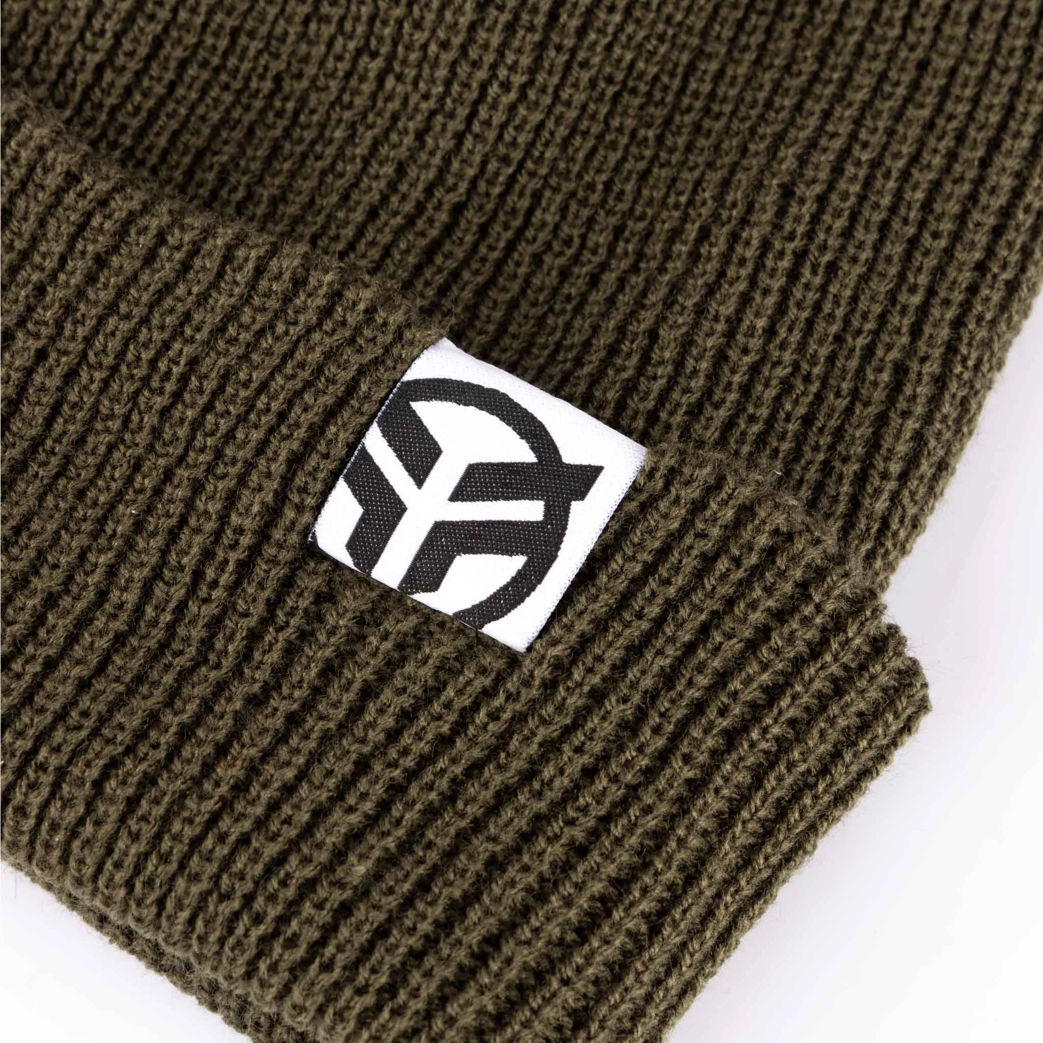 Federal Boxed Logo Beanie - Olive Green