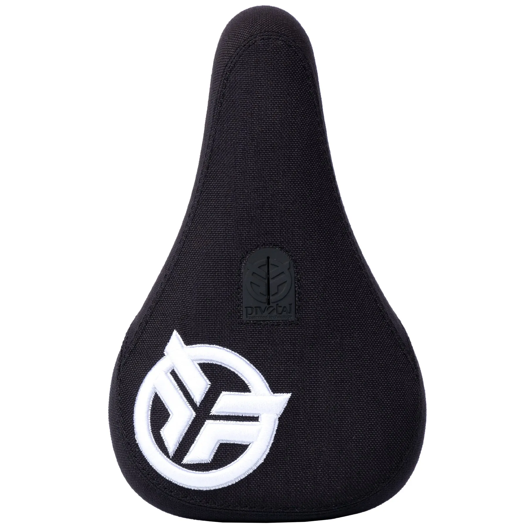 Federal Mid Pivotal Logo Seat - Black With Raised White Embroidery