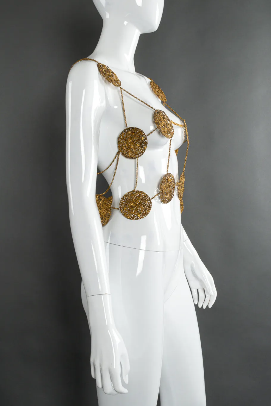 Fleur Filigree Medallion Harness