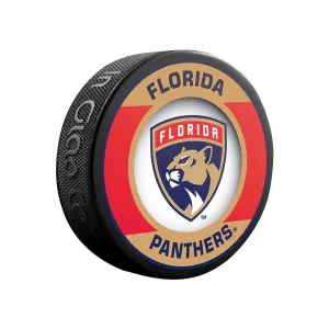 Florida Panthers Inglasco NHL Retro Logo Hockey Puck
