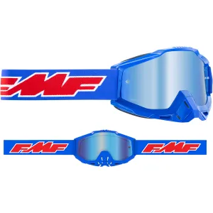 FMF VISION Youth PowerBomb Goggles - Rocket - Blue - Blue Mirror F-50300-250-02