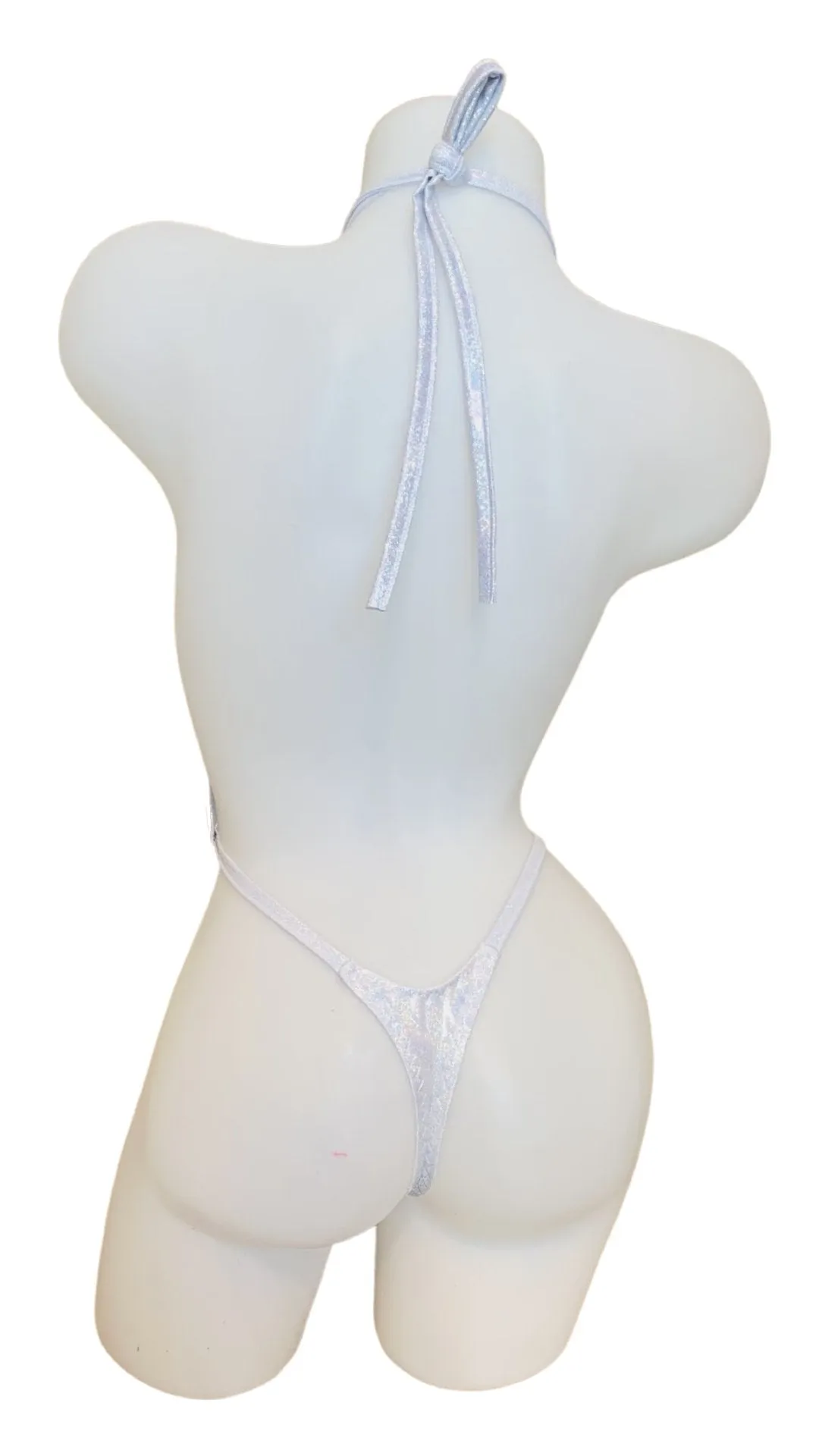 Foil Slingshot Bikini - White