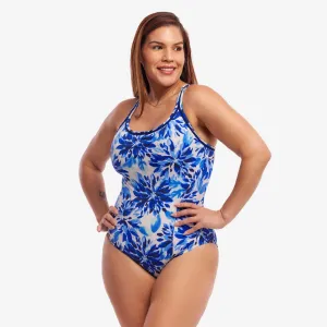 Funkita Ladies Locked in Lucy One Piece Blossom Blue