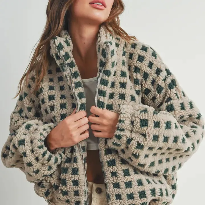Fuzzy Sherpa Jacket