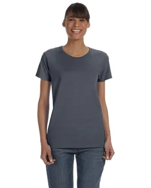 Gildan Ladies Lightweight 100% Cotton T-Shirt | Dark Heather