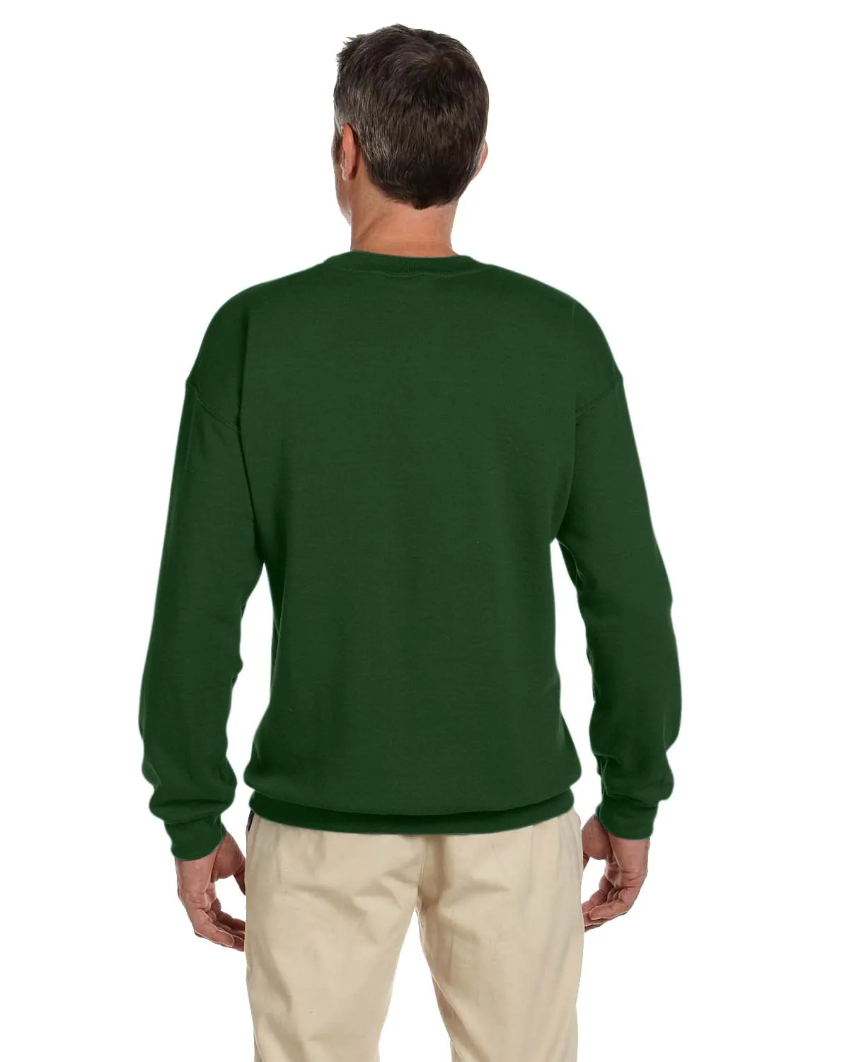 Gildan Lightweight 50/50 Crewneck Sweatshirt | Forest Green
