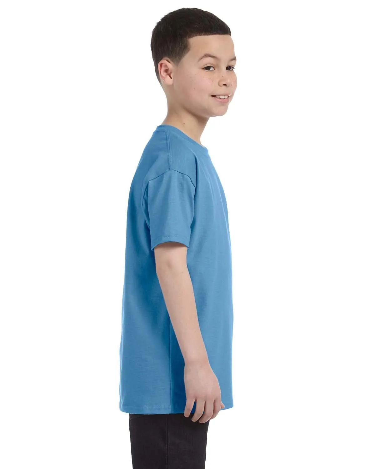 Gildan Youth Lightweight 100% Cotton T-Shirt | Carolina Blue