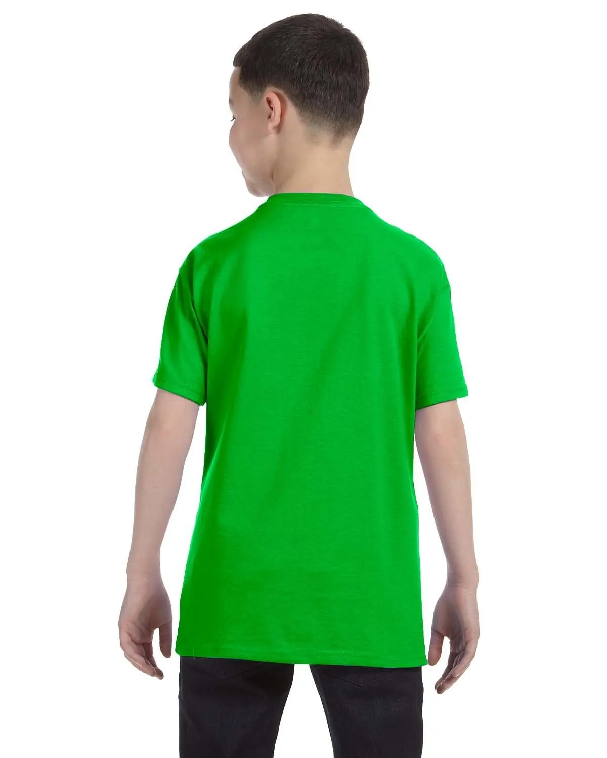 Gildan Youth Lightweight 100% Cotton T-Shirt | Electric Green