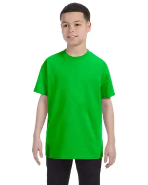 Gildan Youth Lightweight 100% Cotton T-Shirt | Electric Green