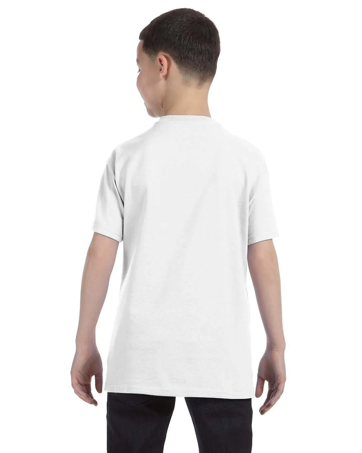 Gildan Youth Lightweight 100% Cotton T-Shirt | White