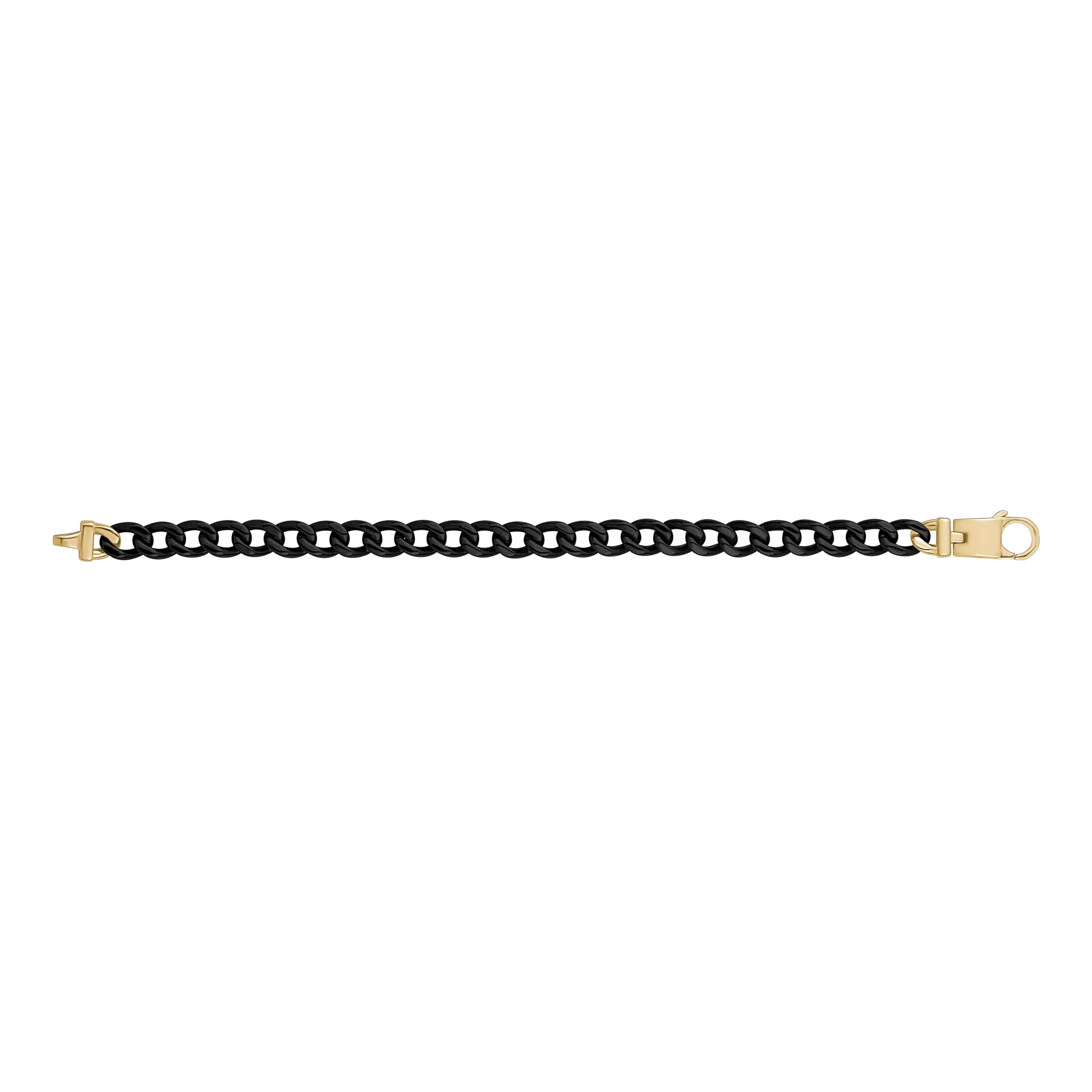 Gold Clasp Cuban Link Bracelet