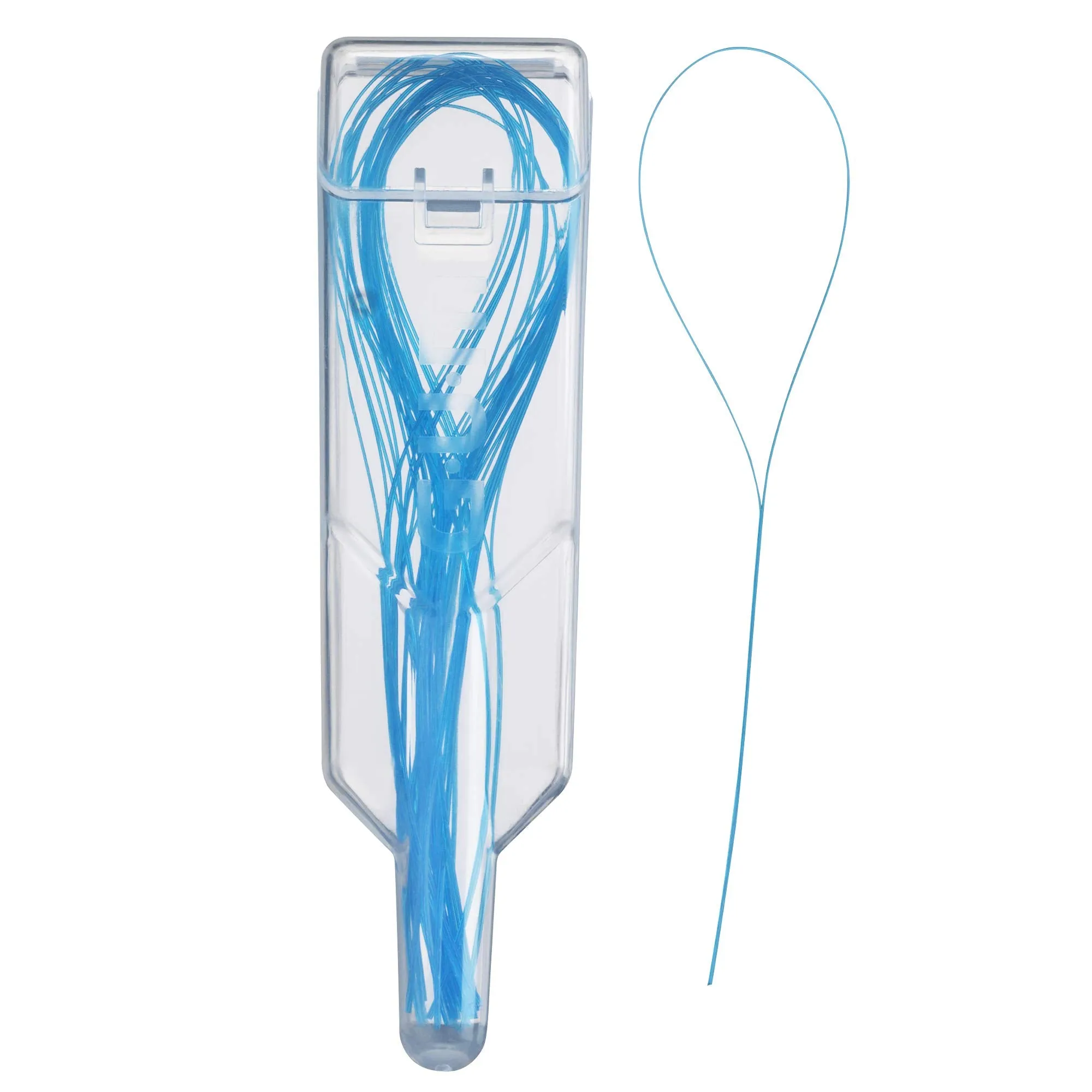 GUM EEZ-Thru Floss Threaders, Dental Flossers for Braces, Bridges, & Implants, 25 Count