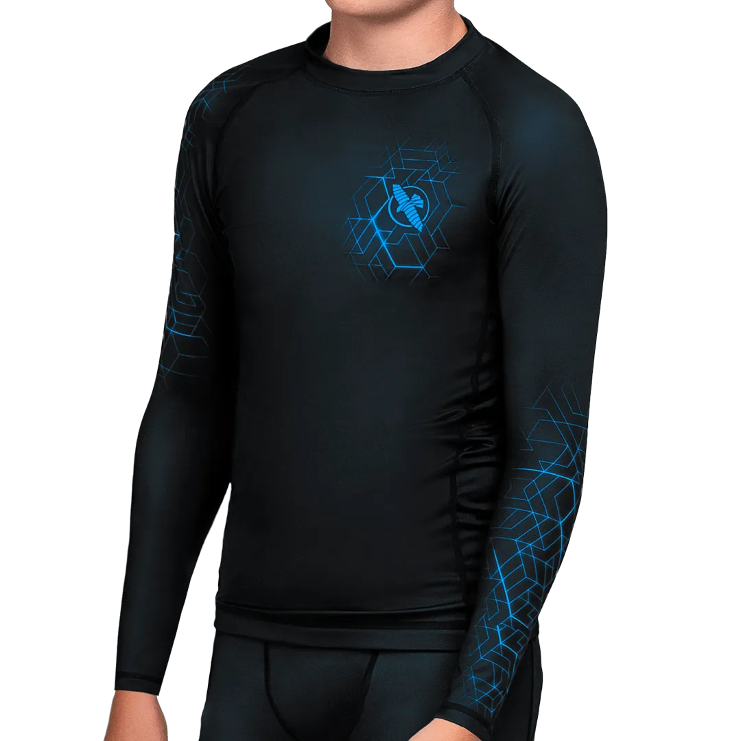 Hayabusa | Geo Long Sleeve Rash Guard - Youth