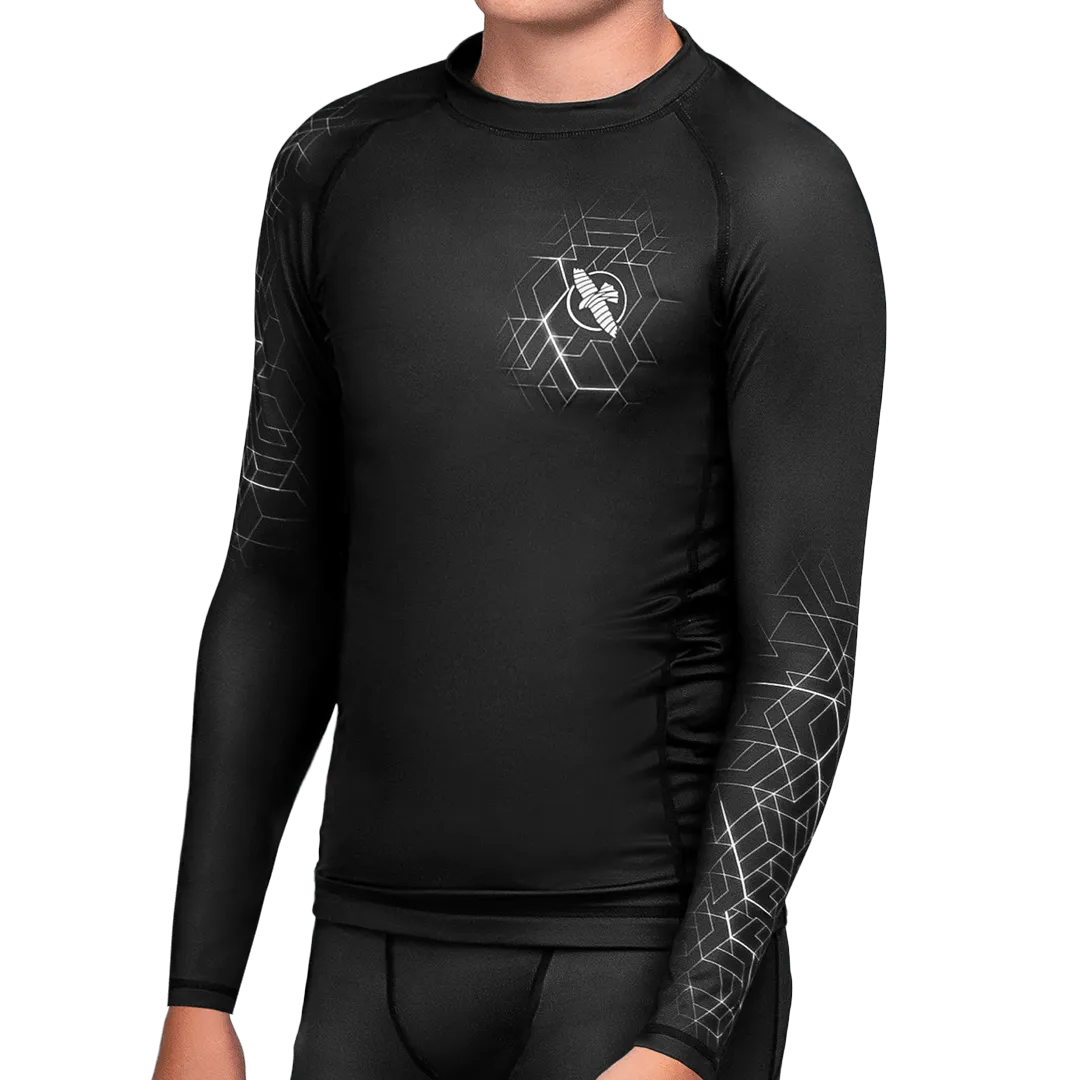Hayabusa | Geo Long Sleeve Rash Guard - Youth