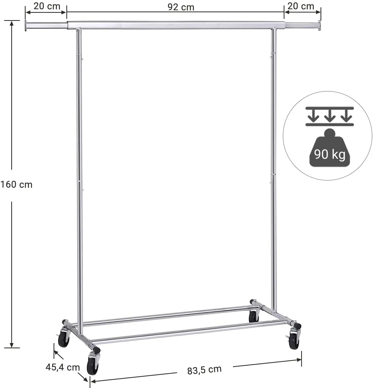 Heavy Duty Metal Garment Rack