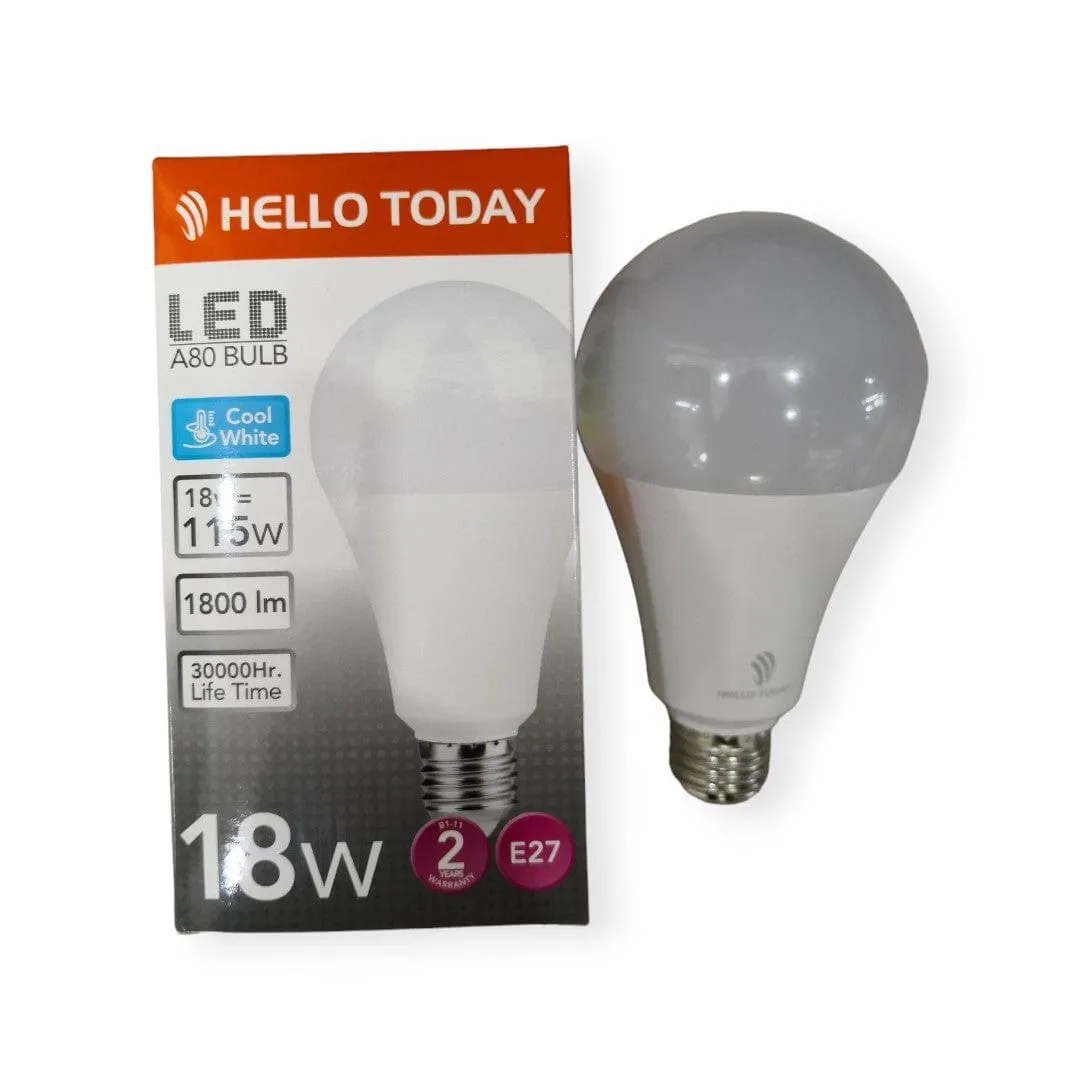 Hello Today 18W A80 Bulb E27