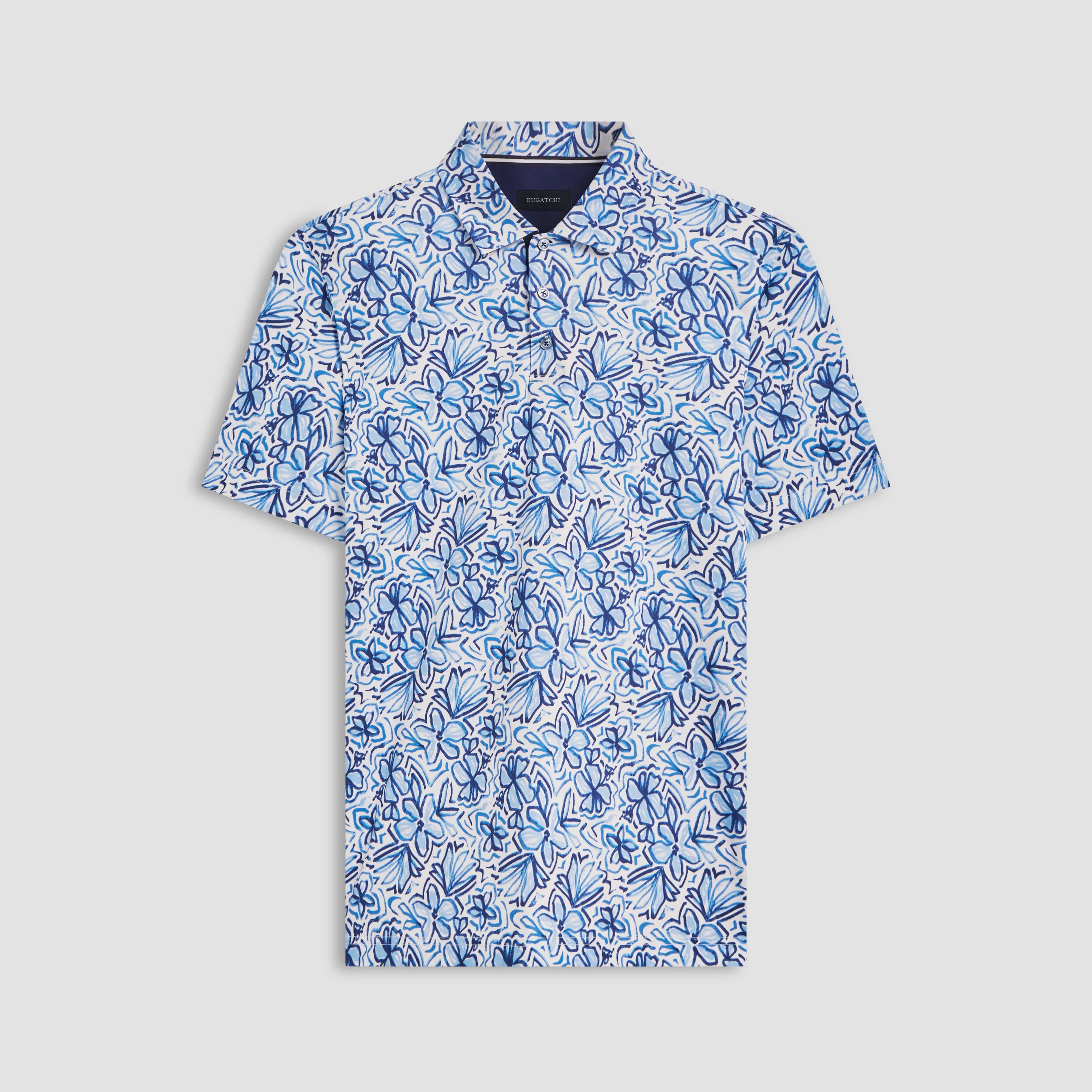 Hendrix Floral Print Polo