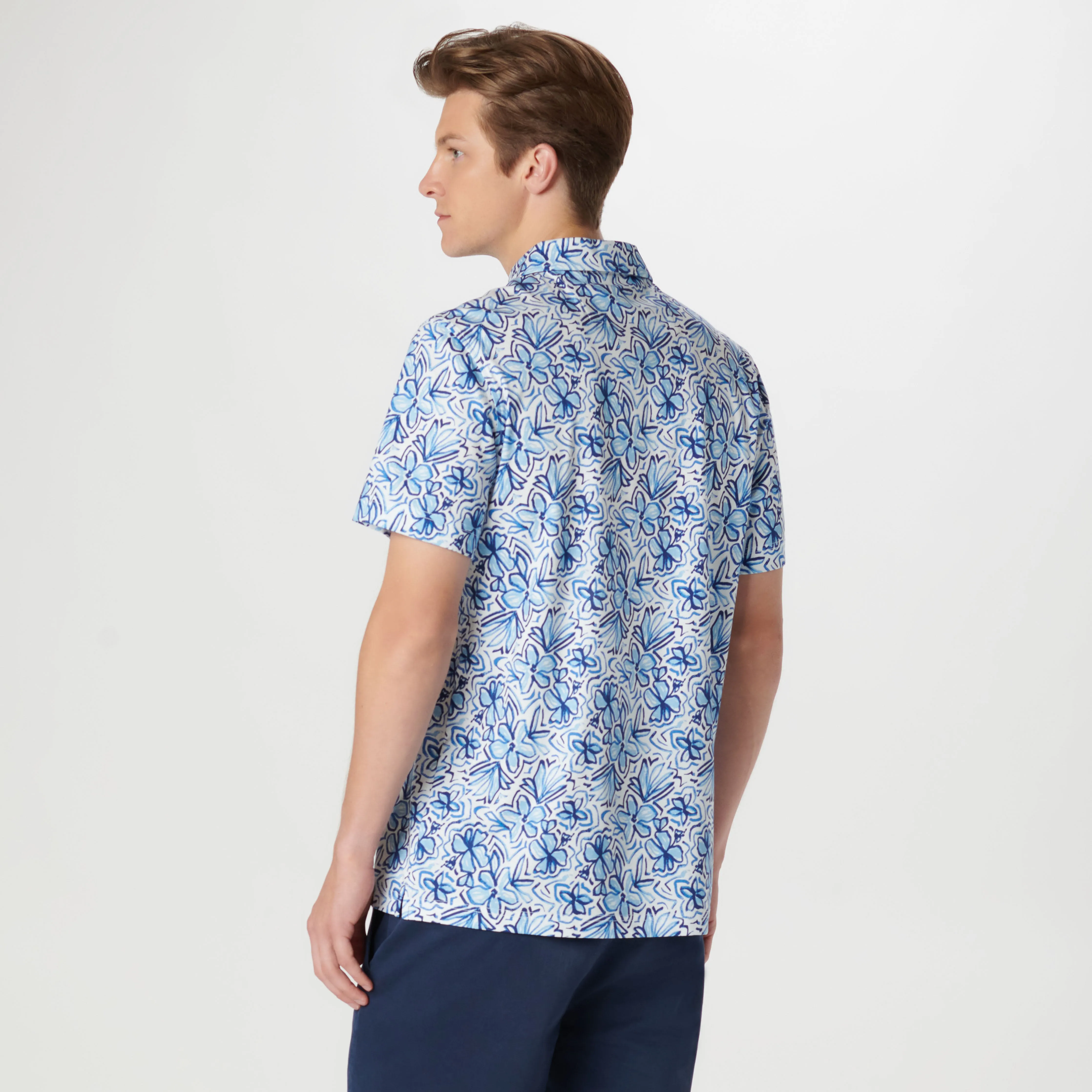 Hendrix Floral Print Polo
