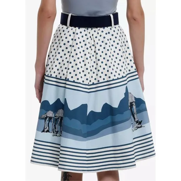 Her Universe Star Wars AT-AT Retro Skirt Small Nwot
