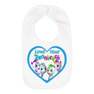 I Believe In Zoonicorns, Group, Infant Bib
