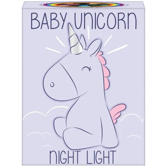 Iscream LED Color Changing Baby Unicorn Night Light