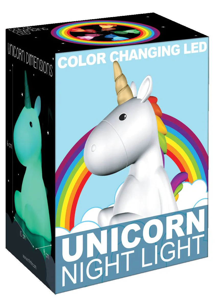 Iscream LED Color Changing Unicorn Night Light