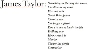 James Taylor - James Taylor's Greatest Hits
